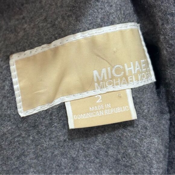 Michael Kors wool blend pea coat size 2 - Picture 7 of 8